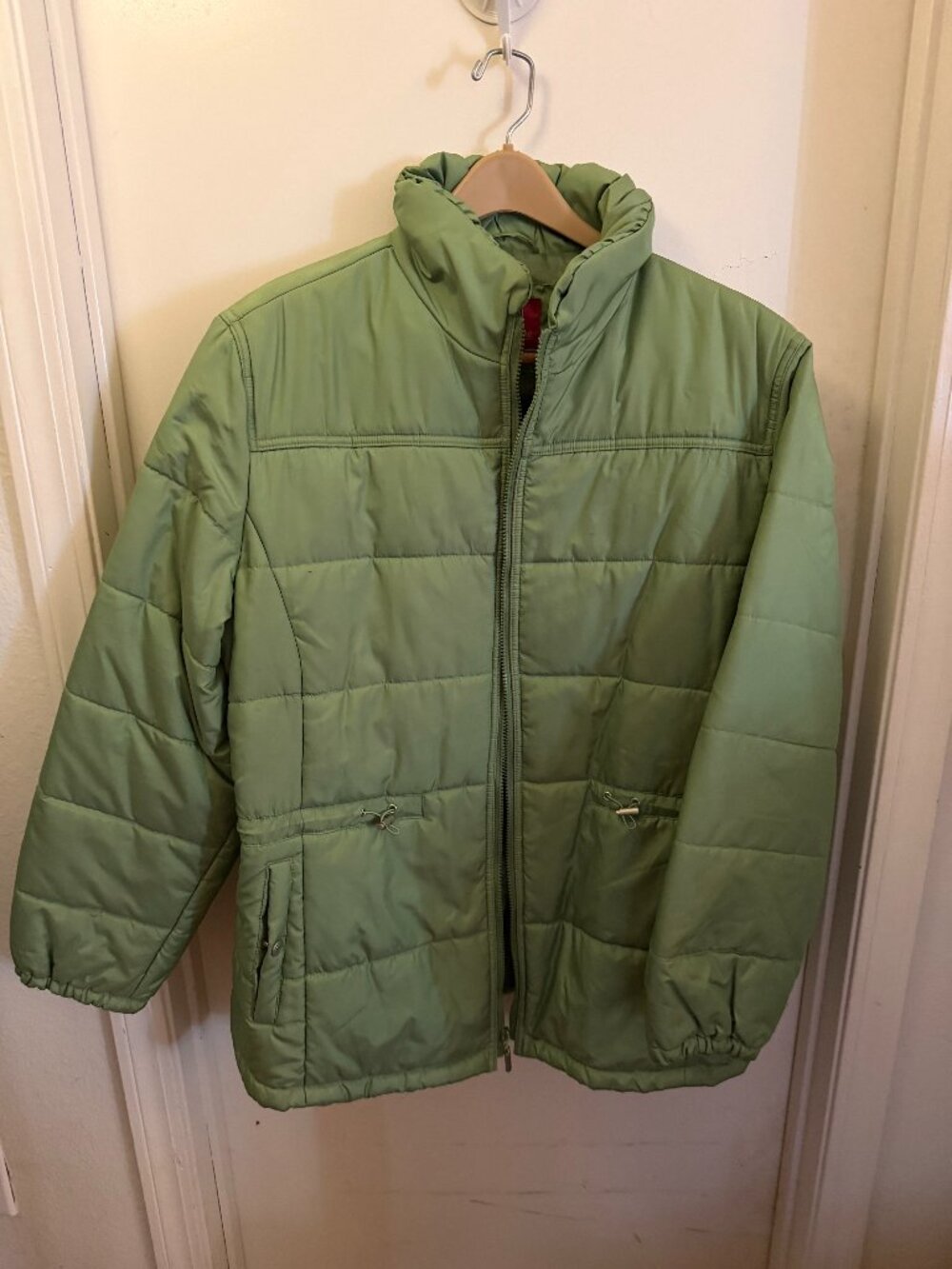 Faded Glory Green Puffer Jacket W 2X